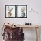 Stupell Industries Palms in Rattan Planters 2 pc Framed Floater Canvas Wall Art Set Design by Kim Allen